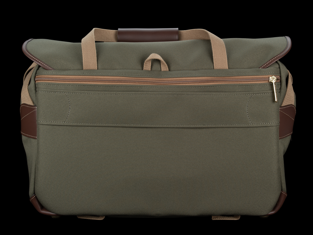 555 MKII Camera/Laptop Bag - Sage FibreNyte / Chocolate Leather