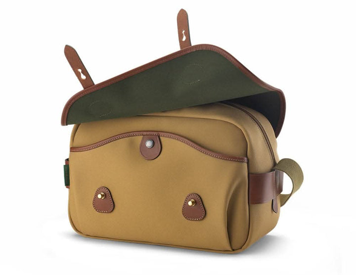 Billingham S4 Camera Bag - Khaki Canvas / Tan Leather
