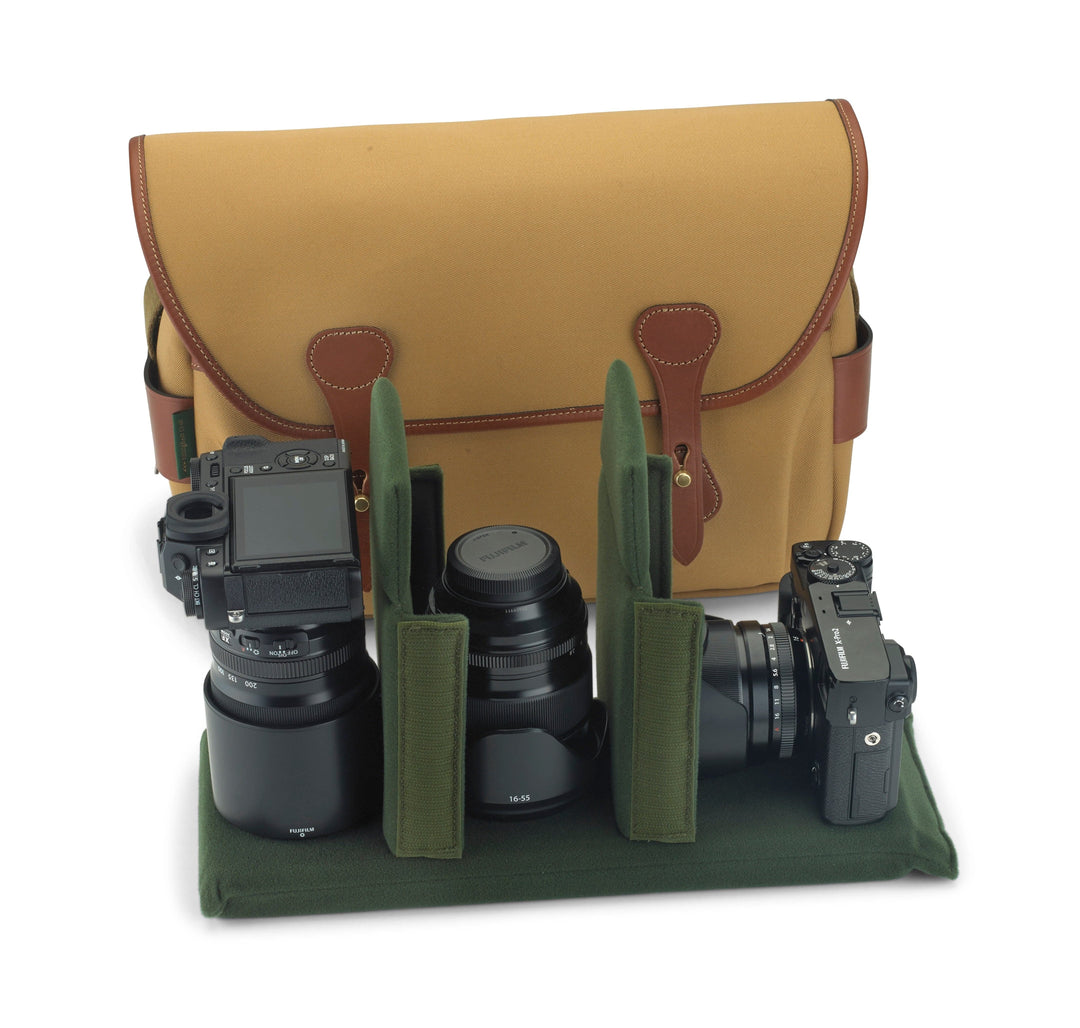 Billingham S4 Camera Bag - Khaki Canvas / Tan Leather