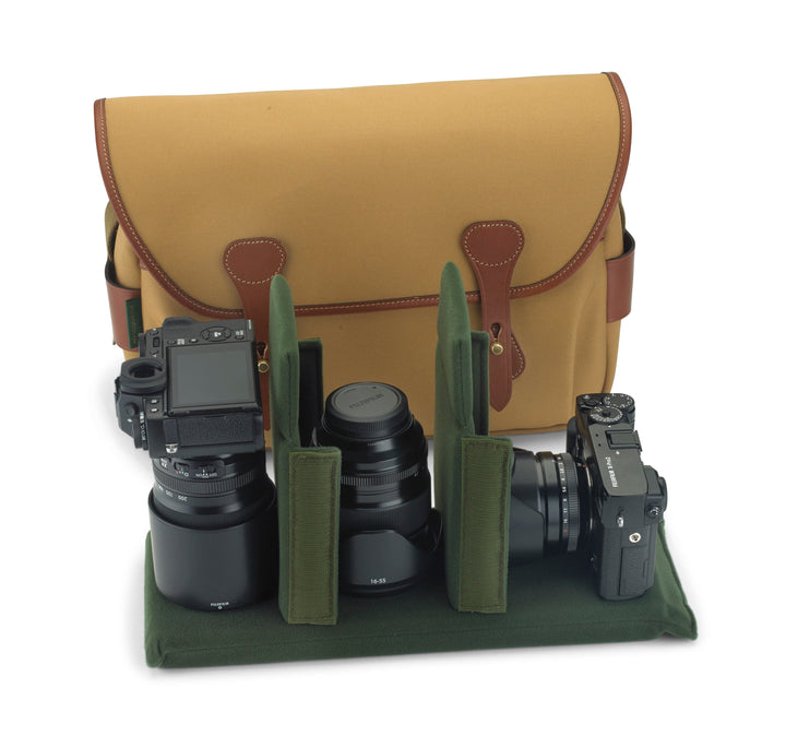 Billingham S4 Camera Bag - Khaki Canvas / Tan Leather