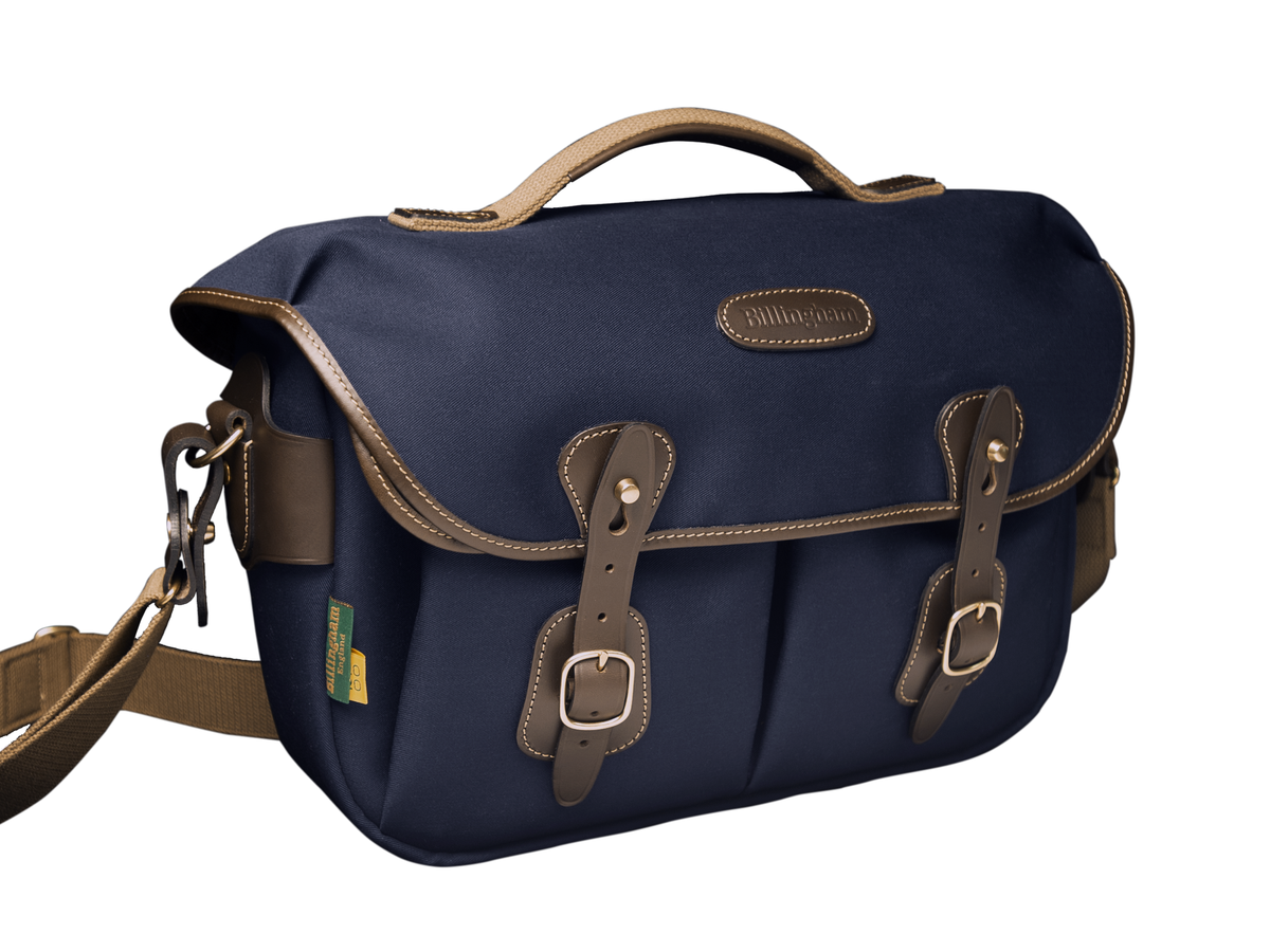 Hadley Pro 2020 Camera Bag - Navy Canvas / Chocolate Leather