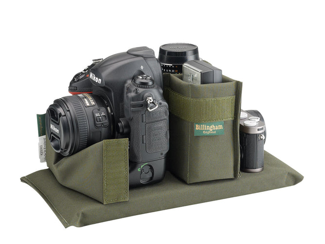 225 MKII Camera/Tablet Bag - Sage FibreNyte / Chocolate Leather