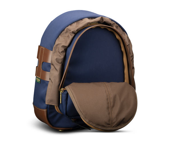 25 Rucksack For Cameras - Navy Canvas / Chocolate Leather