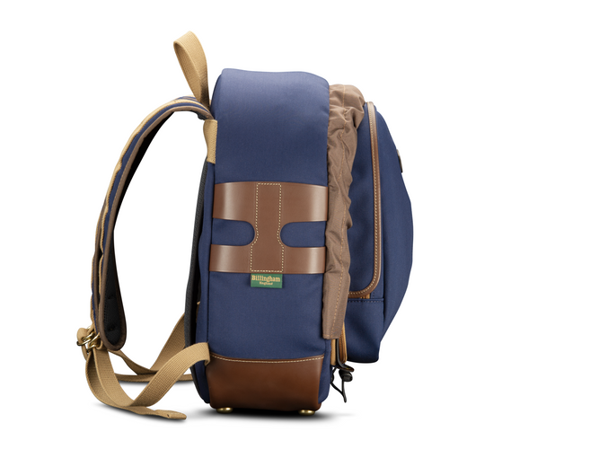 25 Rucksack For Cameras - Navy Canvas / Chocolate Leather