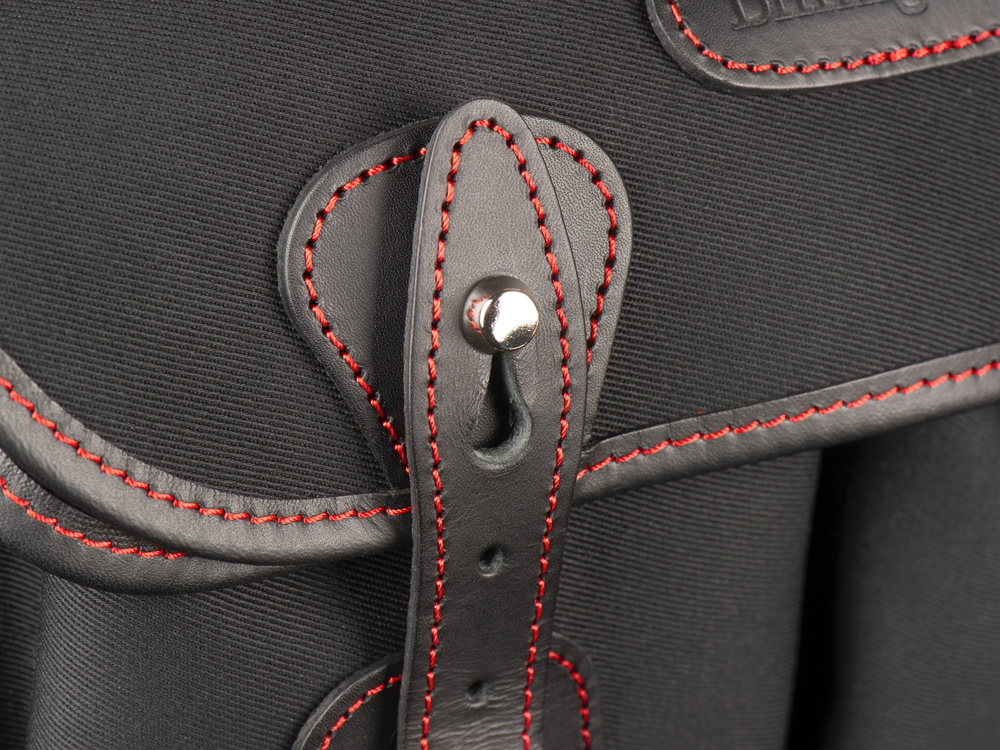 Hadley Small Camera Bag - Black Canvas / Black Leather / Red Stitching (50th Anniversary Limited Edition)