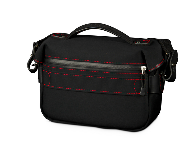 Hadley Small Pro Camera Bag - Black Canvas / Black Leather / Red Stitching (50th Anniversary Limited Edition) - Back