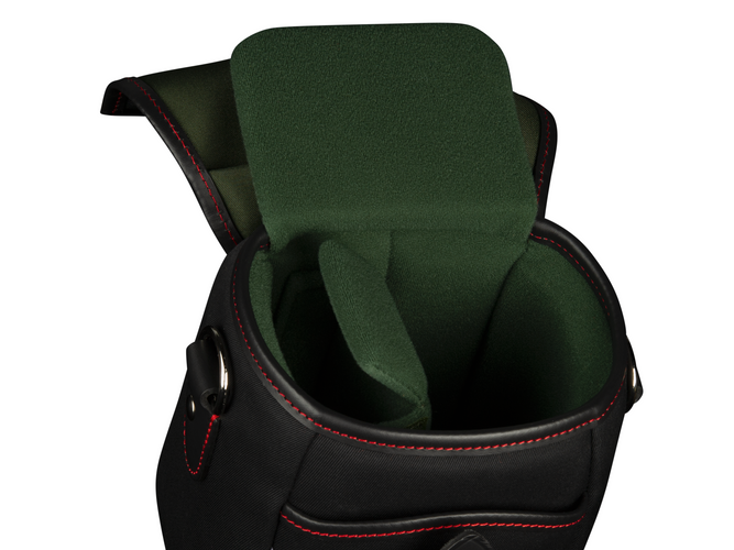 72 Camera Bag - Black Canvas / Black Leather / Red Stitching (50th Anniversary Limited Edition)- Inside