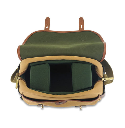 S3 Camera Bag - Navy Canvas / Chocolate Leather