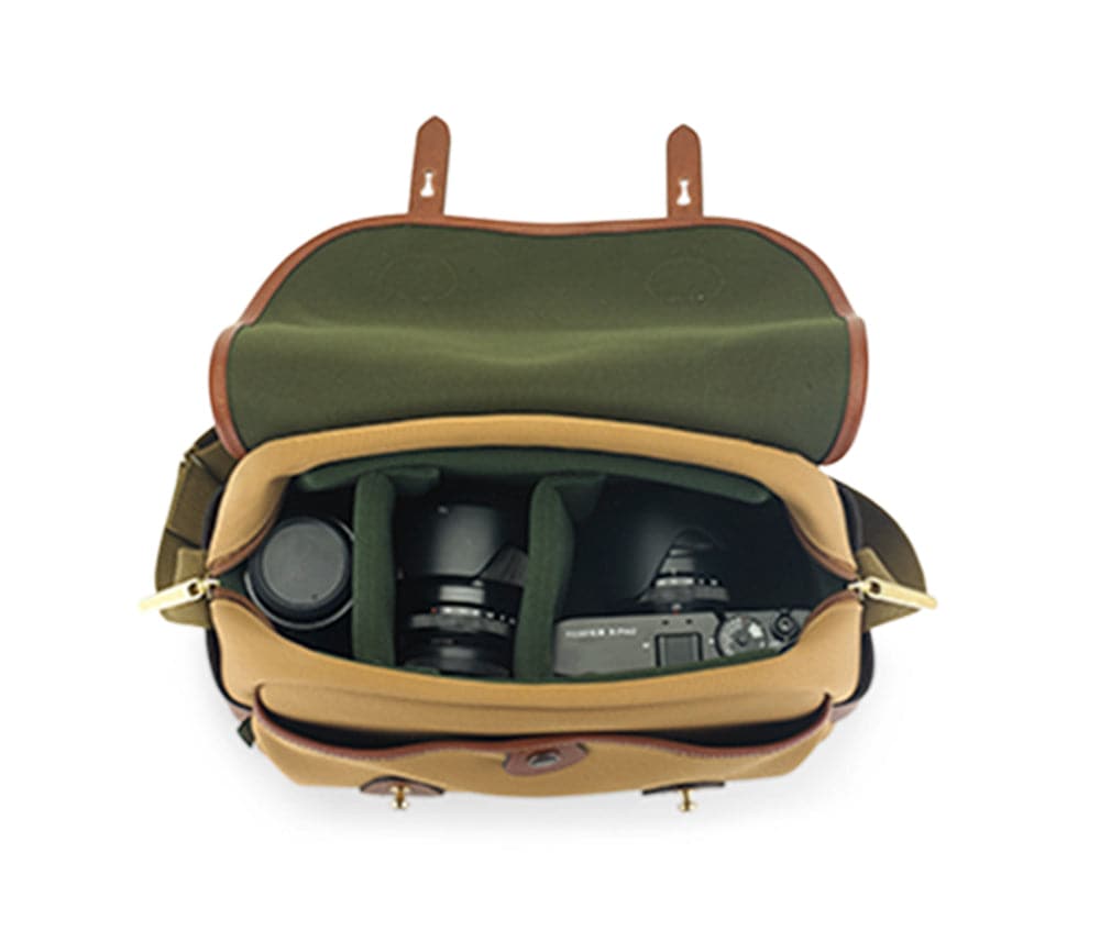 S3 Camera Bag - Navy Canvas / Chocolate Leather