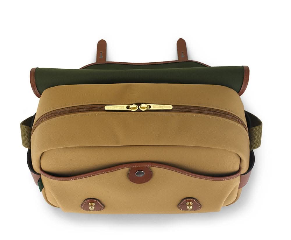 Billingham S4 Camera Bag - Khaki Canvas / Tan Leather
