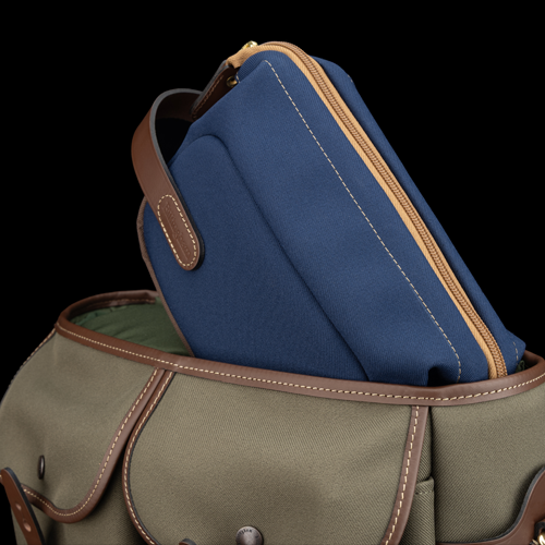 Capsule 1  Navy FibreNyte Chocolate Leather in Hadley One