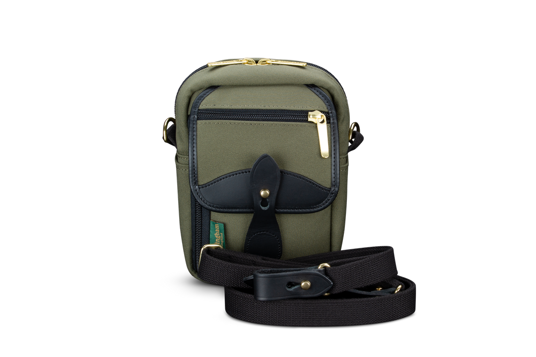 Compact Stowaway Sage FibreNyte Black Leather