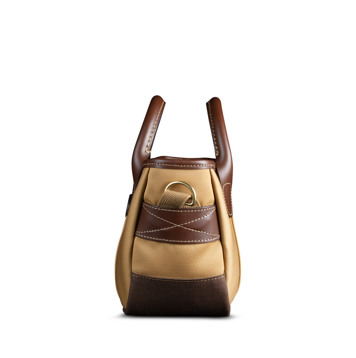 Dolly Grip Khaki Canvas Chocolate Leather Side