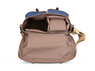 Hadley One Navy FibreNyte Chocolate Leather Inside