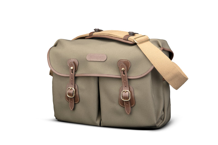 Icon Sage FibreNyte Chocolate Leather Messenger Bag Front