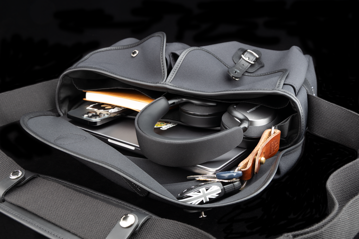 Inside Black FibreNyte Black Leather