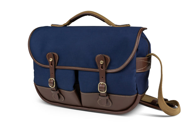 Navy Canvas/Chocolate Leather
