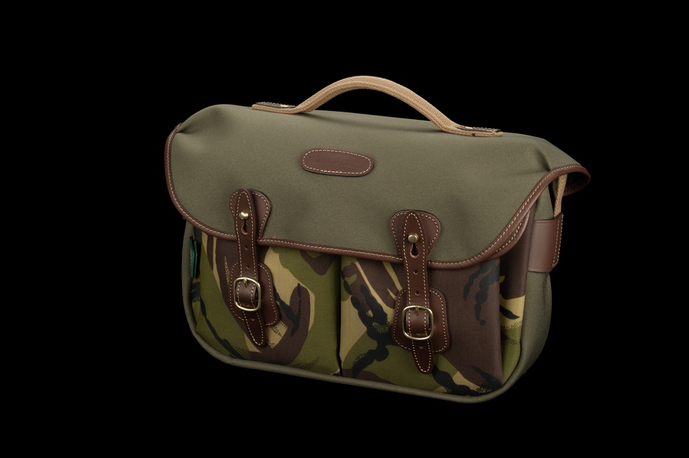 Hadley Pro Camera Bag - Sage FibreNyte with Camo Front / Chocolate Leather (Red Dot Cameras Edition)