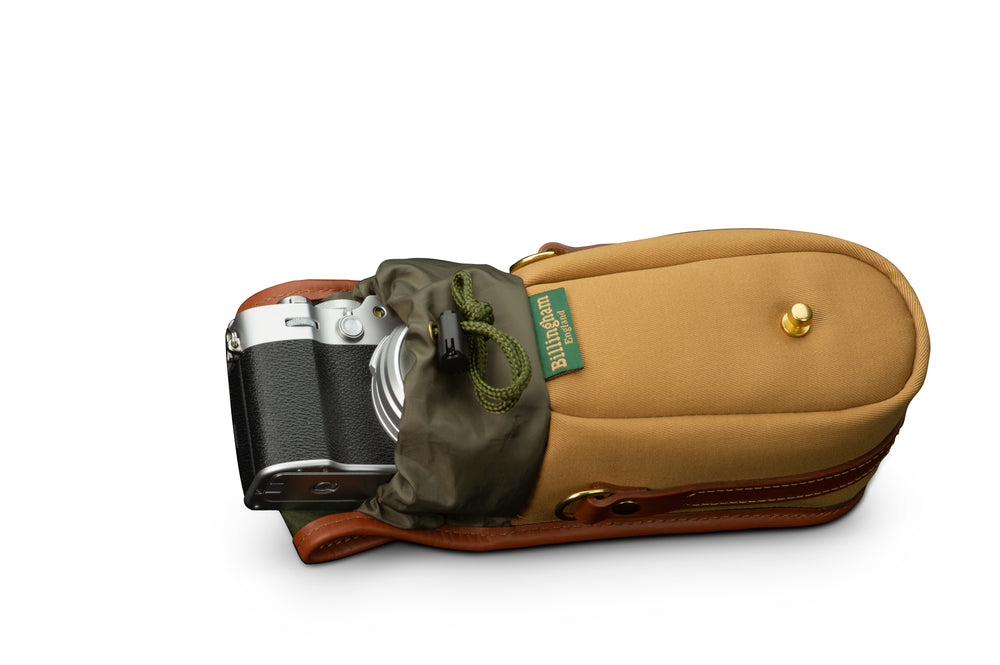 TEN–16 Camera Bag - Khaki Canvas / Tan Leather