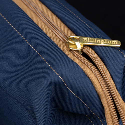 Capsule 1  Navy FibreNyte Chocolate Leather Zip