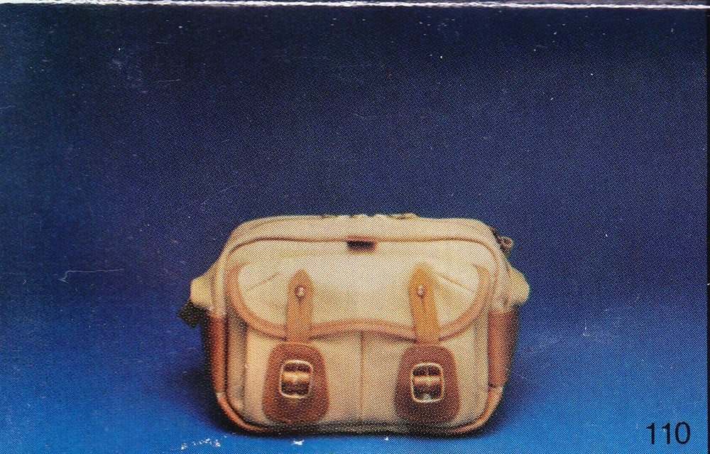 Billingham 110 Camera Bag - Khaki Canvas / Tan Leather
