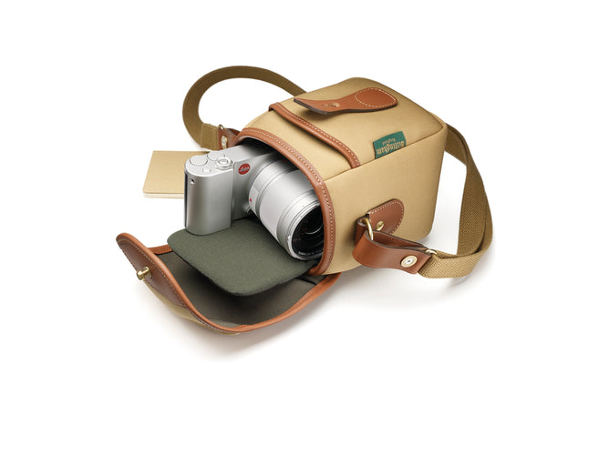 72 Camera Bag - Khaki Canvas / Tan Leather