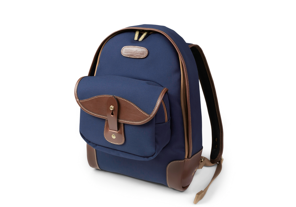 Billingham 35 Rucksack for Cameras - Navy Canvas / Chocolate Leather