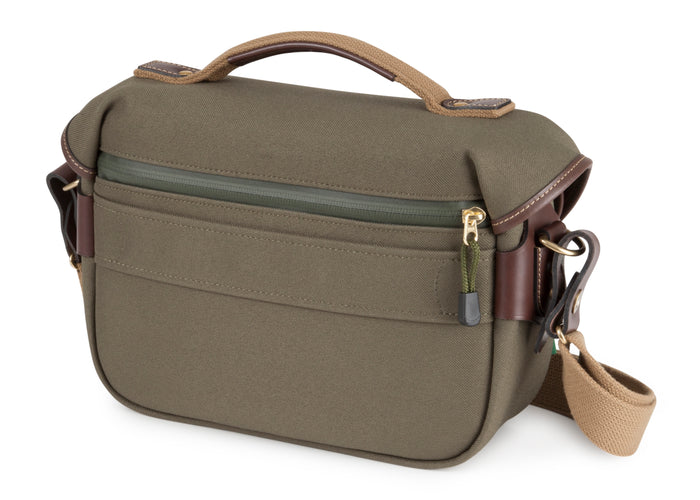 Hadley Small Pro Camera Bag - Sage FibreNyte / Chocolate Leather