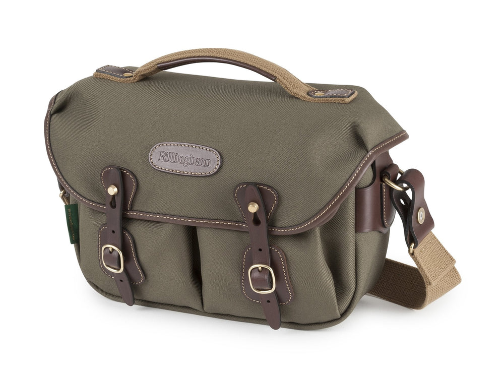 Billingham Hadley Small Pro Camera Bag - Sage FibreNyte / Chocolate Leather