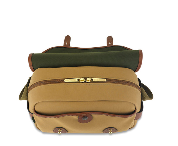 S3 Camera Bag - Khaki Canvas / Tan Leather
