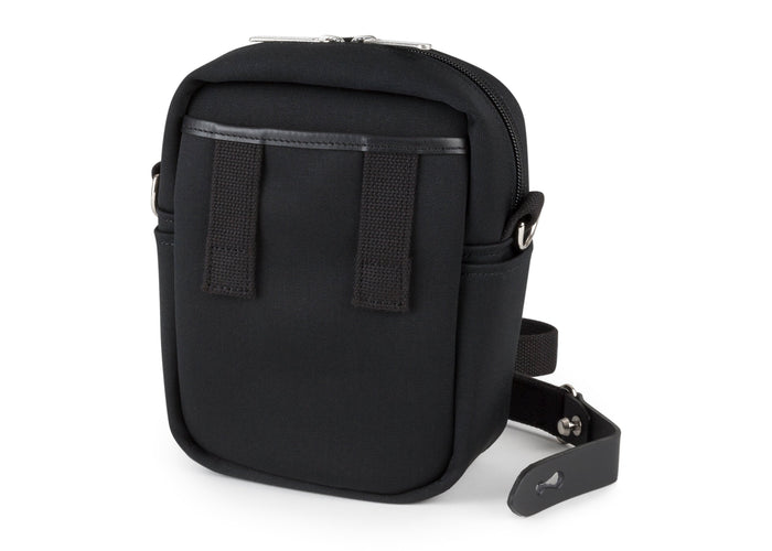 Compact Stowaway - Black Canvas / Black Leather