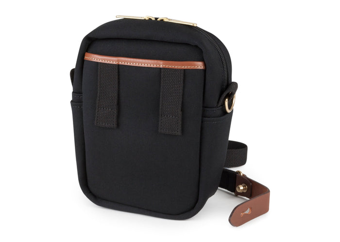 Compact Stowaway - Black Canvas / Tan Leather