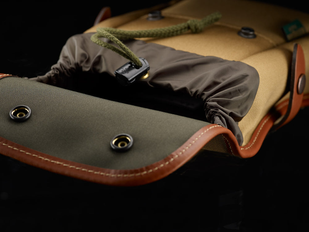 End Pockets - Khaki Canvas / Tan Leather / Delta Pocket