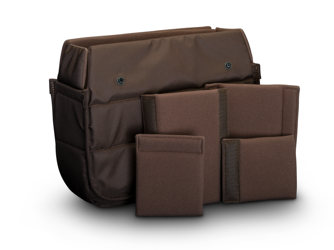 Eventer MKII Camera/Laptop Bag - Sage FibreNyte / Chocolate Leather