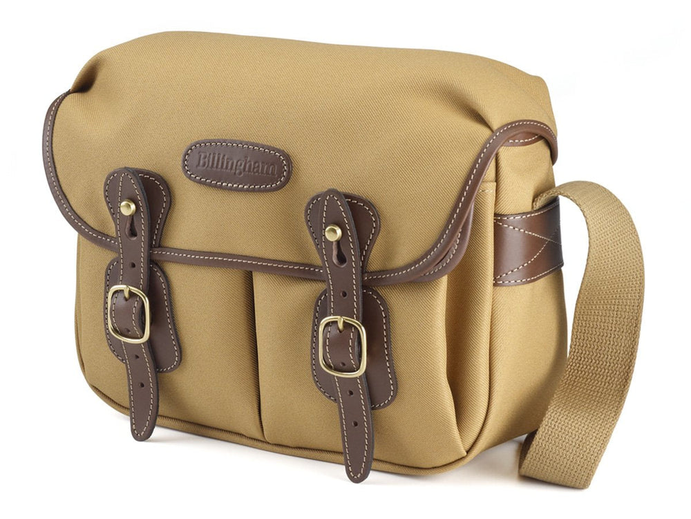 Billingham Hadley Small Camera Bag - Khaki FibreNyte / Chocolate leather