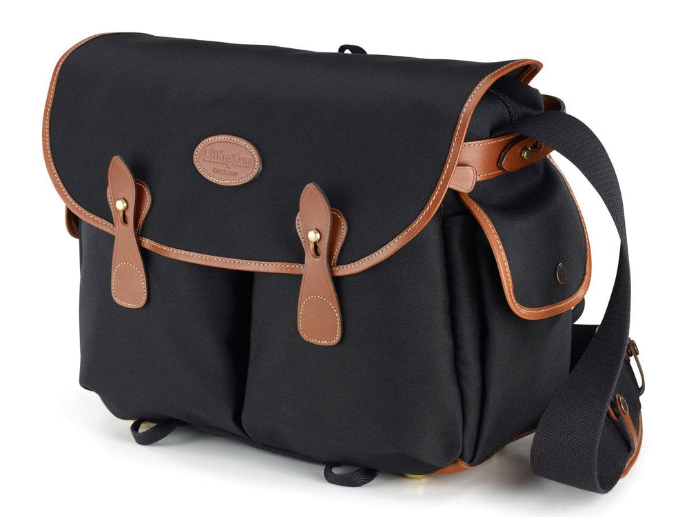 Billingham Packington Camera Bag - Black Canvas / Tan Leather