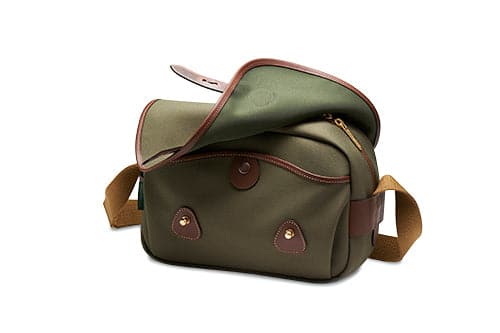 Billingham S3 Camera Bag - Sage FibreNyte / Chocolate Leather