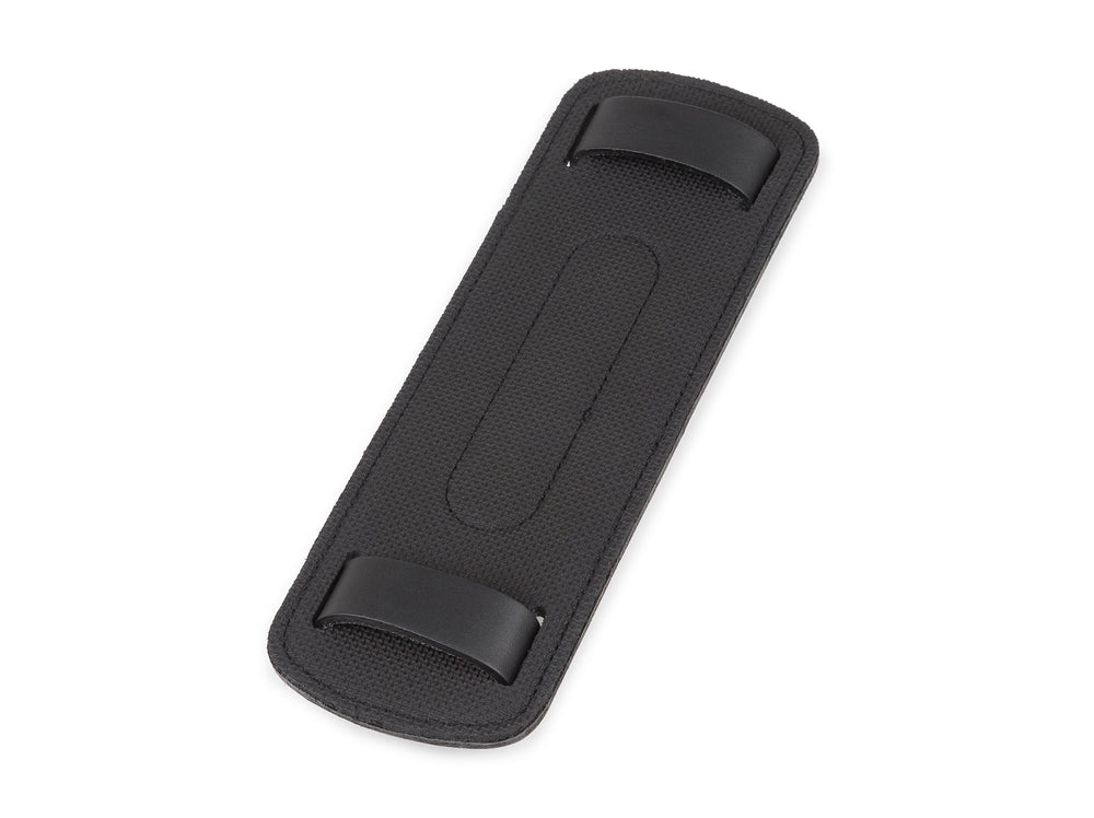 Shoulder Pads - SP20 (Black Leather / Nickel Coated Studs)