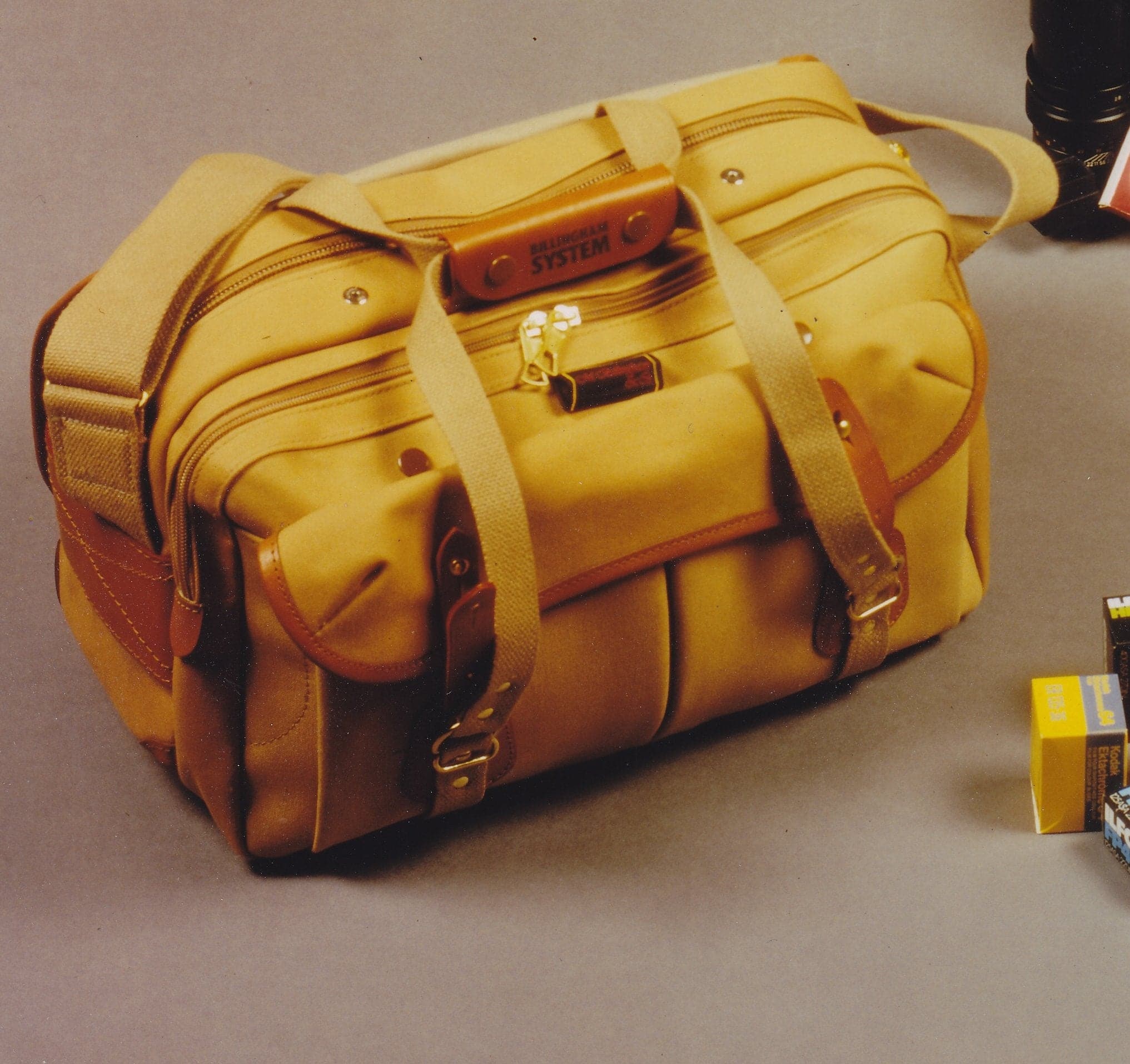 Vintage Billingham System Canvas Tan Camera Bag - Acme Camera Co.