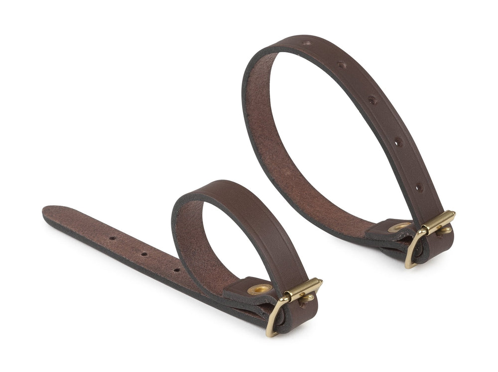 Billingham Tripod Straps - 5/8 Size - Chocolate Leather